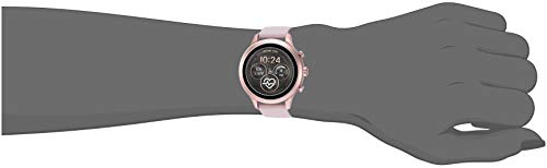 Michael Kors Women's Access Runway Stainless Steel Silicone Smart Watch, Color: Rose gold-tone (Model: MKT5048)