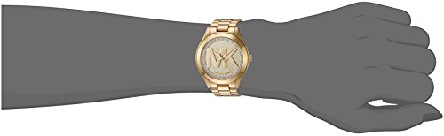 Michael Kors Women's Mini Slim Runway Gold Watch MK3477