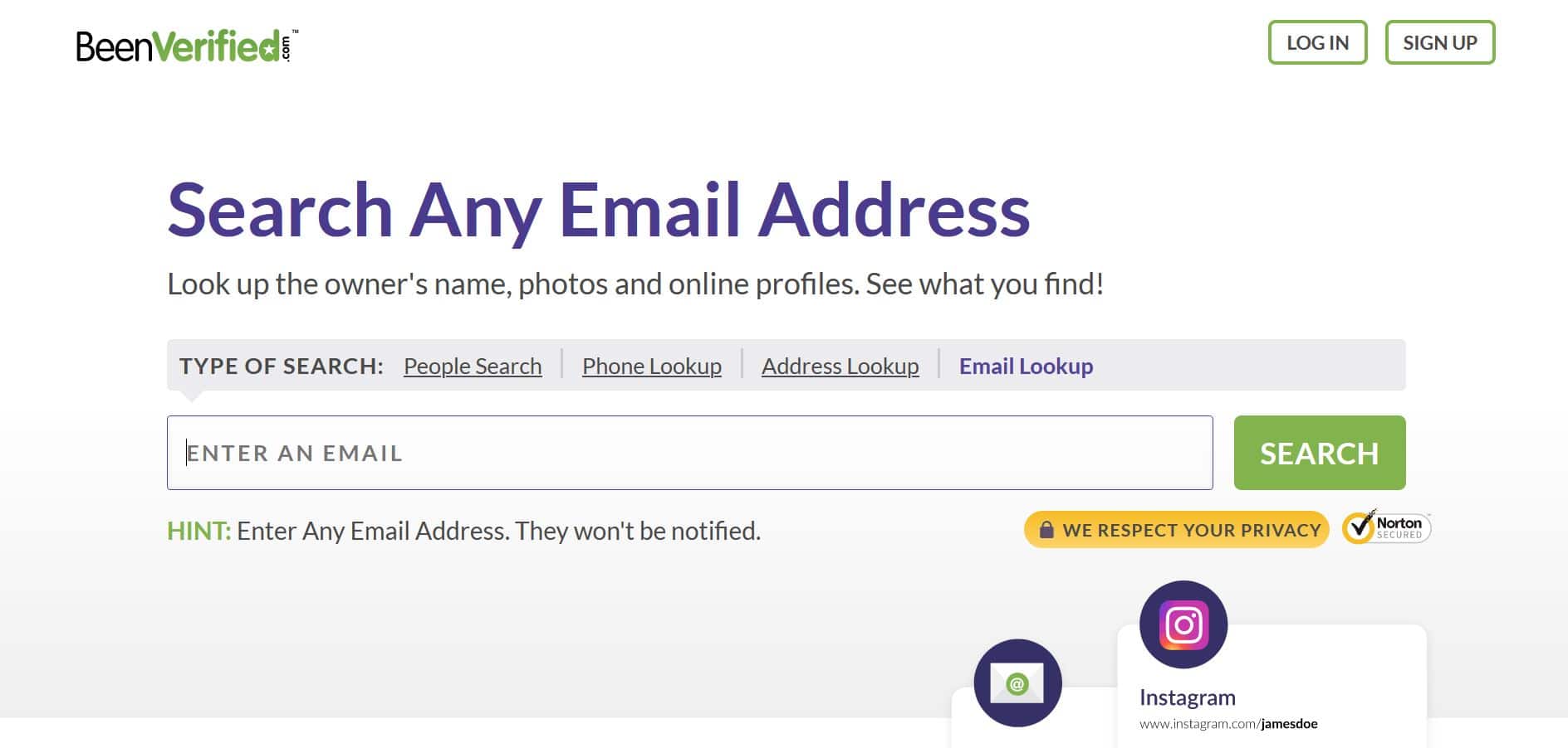 beenverified email look up
