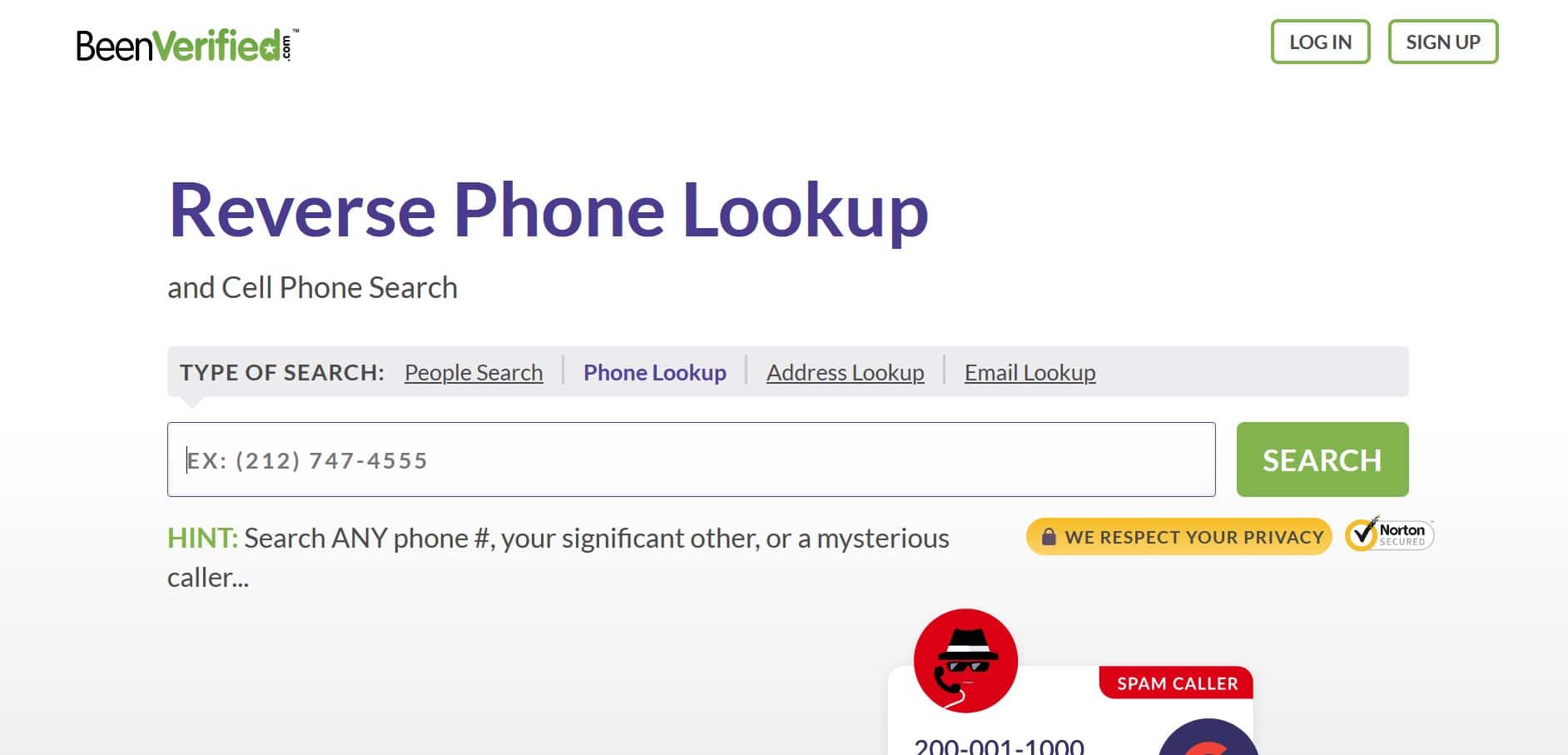 beenverified reverse phone look up