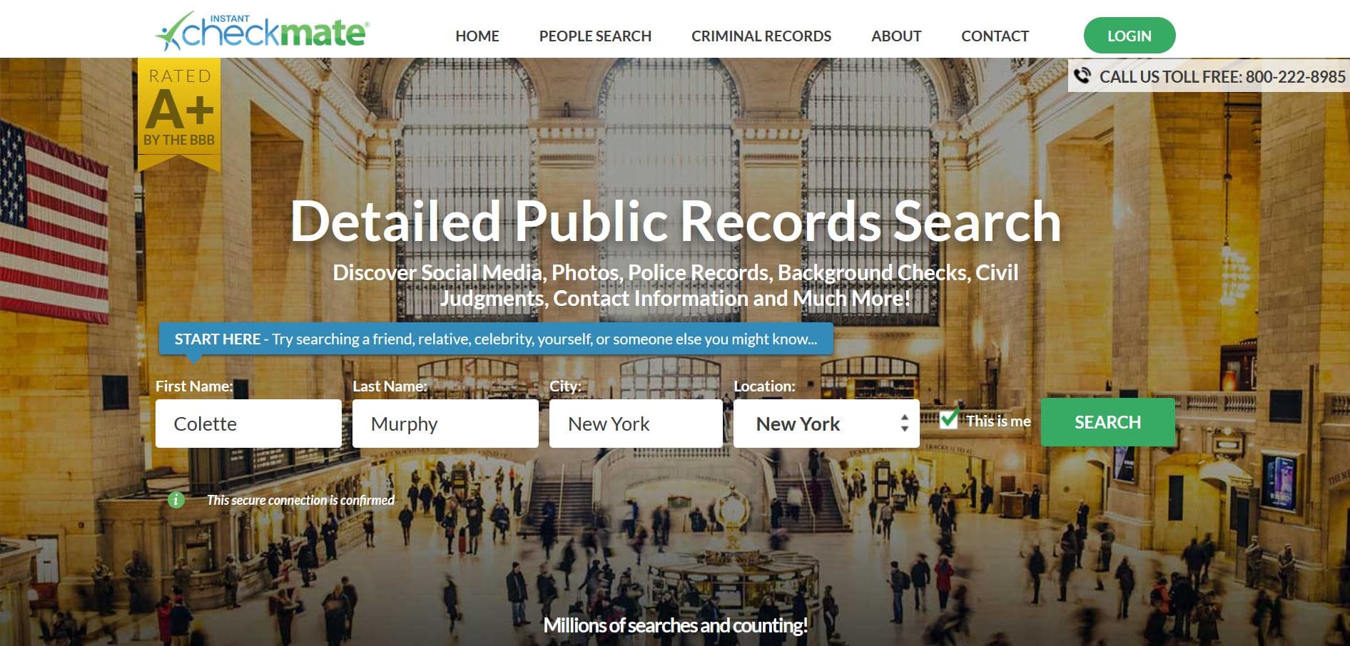 instant checkmate screenshot